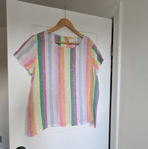 NWT | C&C California Linen Top | Size M